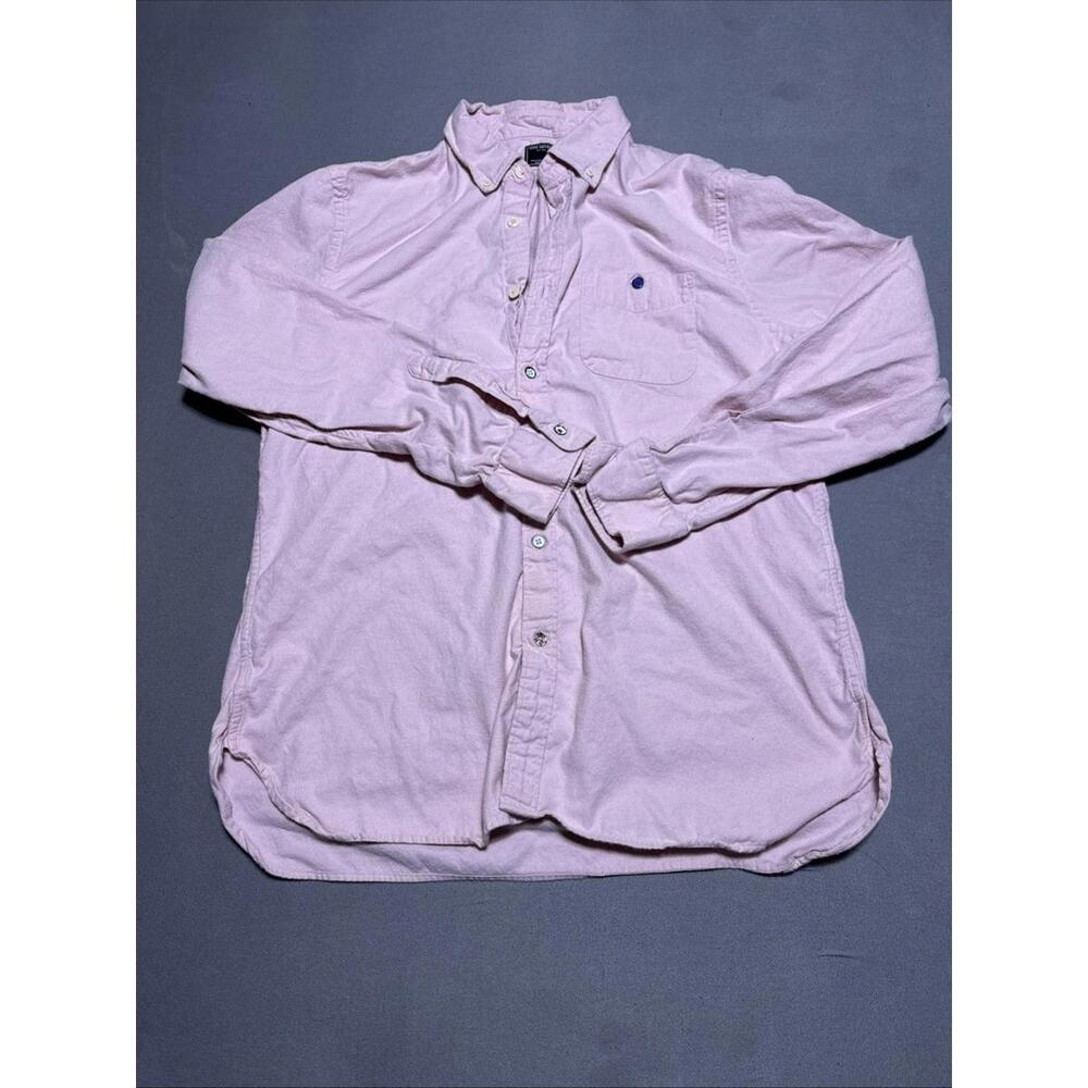 Todd Snyder Large Wool Cotton Blend Shirt Pink Casual Button Down